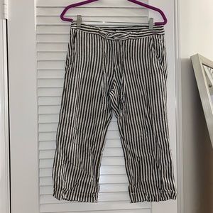 Vintage cropped flowy pants